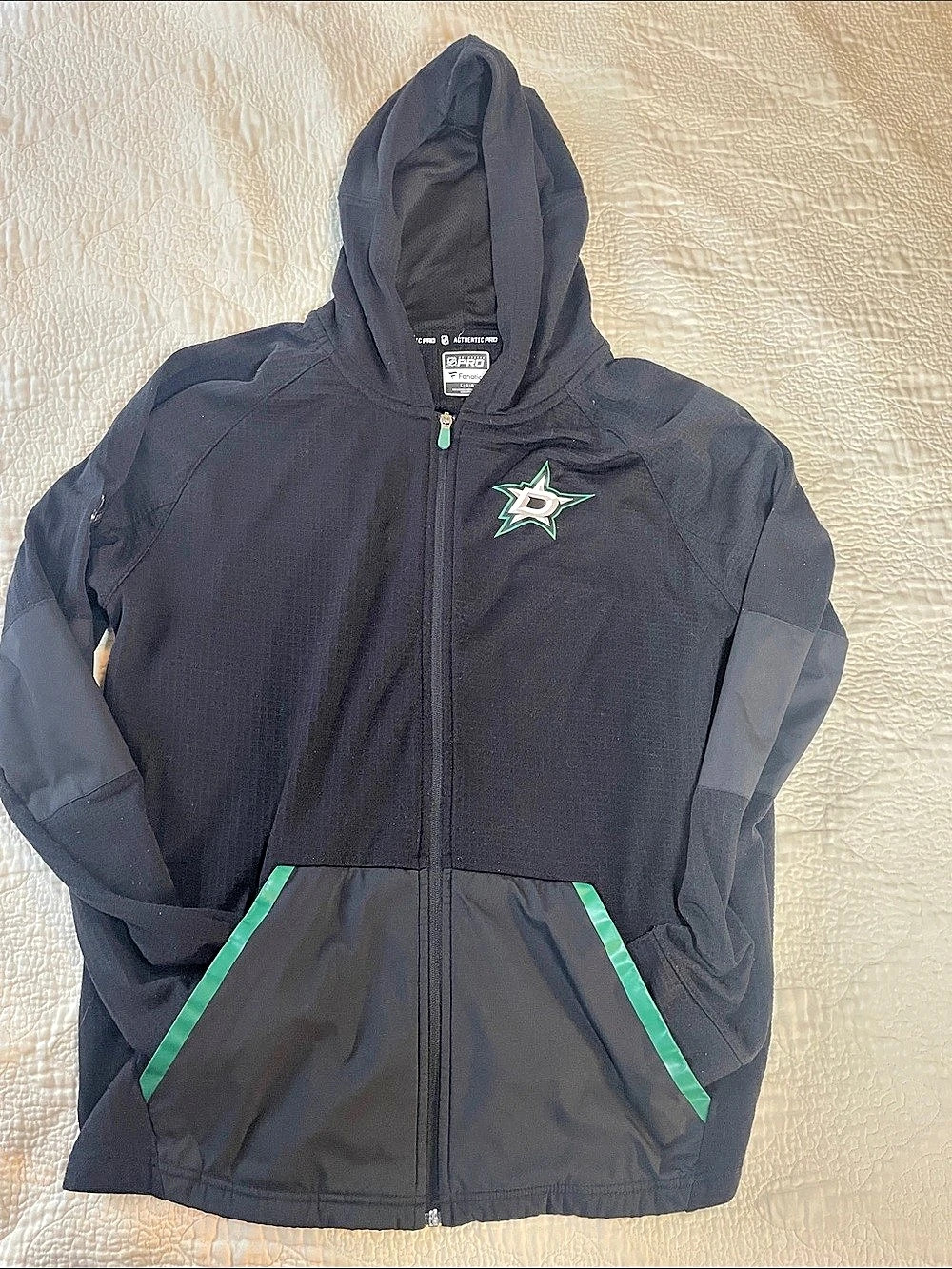 Fanatics Dallas Stars Fanatics Authentic Pro Rink Full-Zip Hoodie Authentic Pro